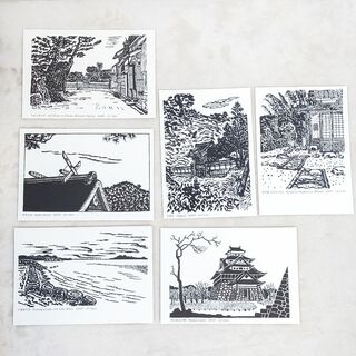 【新品】“木版画の神様” 平塚運一　ポストカード 6枚set(版画)