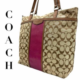 コーチ(COACH)のCOACH コーチ　s16 肩掛け　f31904 トートバッグ　シグネチャー(トートバッグ)