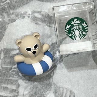 スターバックスコーヒー(Starbucks Coffee)の日本未発売　スターバックス　ベアリスタ  トッパー　キャップ　浮き輪　サングラス(タンブラー)