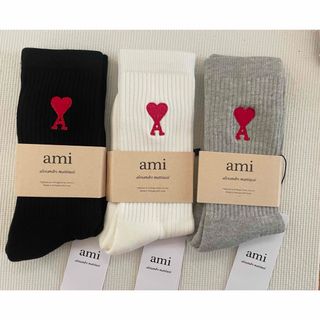 アミ(ami)のAMI アミ　ソックス　靴下　3足セット(ソックス)