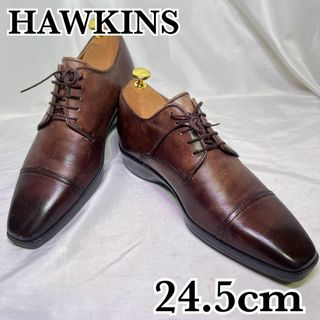 超美品 HAWKINS Premium シークレットシューズ 6cmUP 軽量(ドレス/ビジネス)