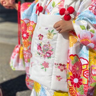 美品　七五三  753 3歳　着物　女の子　10点セット　フルセット(和服/着物)