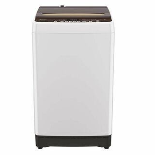 ハイセンス 全自動 洗濯機 8kg ホワイト/ブラウン HW-DG80C インバ(洗濯機)