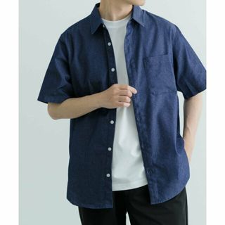 アーバンリサーチアイテムズ(URBAN RESEARCH ITEMS)の【NVY】TCインディゴ レギュラーカラー半袖シャツ(シャツ)