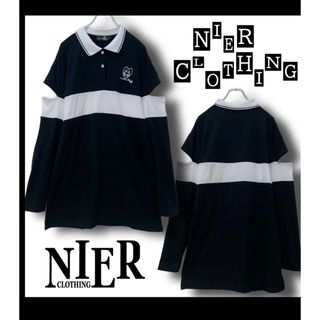 NieR襟付き BI-COLOR OFF-SHOULDER PULLOVER(その他)