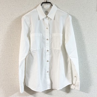 NARACAMICIE - 未使用　レディース　カマクラシャツ　鎌倉シャツ白シャツ　両胸ポケット　ワッシャー