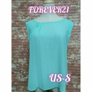 FOREVER 21 - FOREVER21 フォーエバー21 ノースリーブブラウス ミント US-S