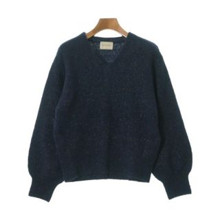 ユナイテッドアローズ(UNITED ARROWS)のUNITED ARROWS ニット・セーター F 紺(ラメ) 【古着】【中古】(ニット/セーター)