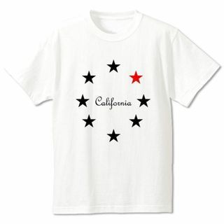 サーフTシャツ メンズ サークル スター 西海岸  波乗り カリフォルニア XL(Tシャツ/カットソー(半袖/袖なし))