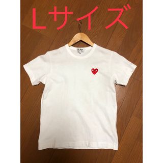 コムデギャルソンコムデギャルソン(COMME des GARCONS COMME des GARCONS)のPLAY COMME des GARCONS  ハート Tシャツ　L(Tシャツ(半袖/袖なし))