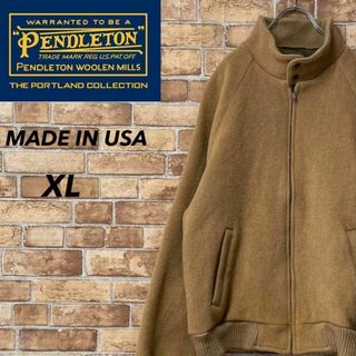 ペンドルトン(PENDLETON)のペンドルトン　USA製　IDEALジッパー　ウールスウィングトップジャケットXL(その他)