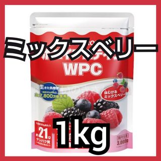 ALPRON WPCホエイプロテイン ミックスベリー風味 1kg(プロテイン)