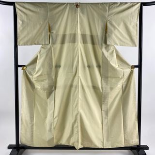 色無地 身丈159cm 裄丈64.5cm 正絹 優品 【中古】(着物)