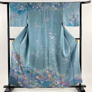 訪問着 身丈157.5cm 裄丈63cm 正絹 美品 秀品 【中古】(着物)