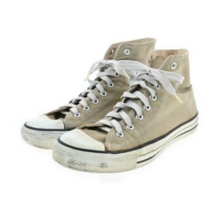 コンバース(CONVERSE)のCONVERSE コンバース スニーカー UK8(26.5cm位) ベージュ 【古着】【中古】(スニーカー)