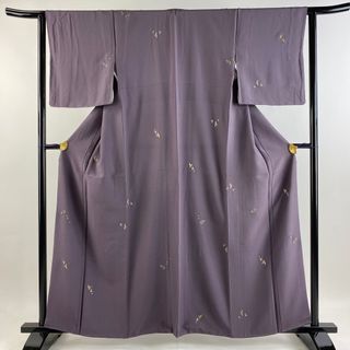 小紋 身丈160cm 裄丈62.5cm 正絹 秀品 【中古】(着物)