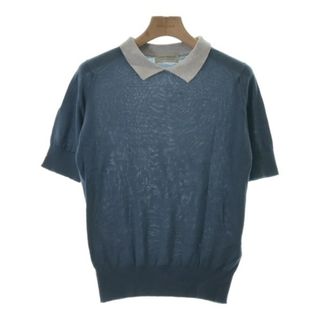 ジョンスメドレー(JOHN SMEDLEY)のJOHN SMEDLEY ジョンスメドレー ニット・セーター S 青系 【古着】【中古】(ニット/セーター)