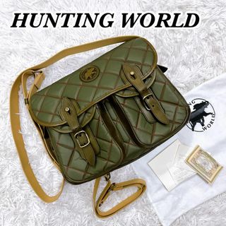 ハンティングワールド(HUNTING WORLD)の絶版限定品　美品　ハンティングワールド　バチューサーパス　ショルダーバッグ(ショルダーバッグ)