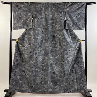 紬 身丈163cm 裄丈65.5cm 正絹 美品 秀品 【中古】(着物)