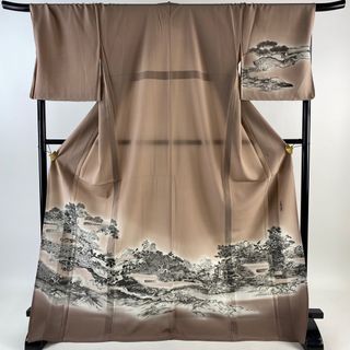 訪問着 身丈172.5cm 裄丈68.5cm 正絹 美品 逸品 【中古】(着物)