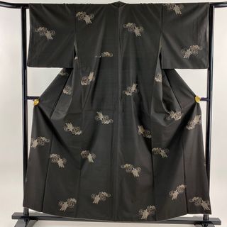 紬 身丈157cm 裄丈62cm 正絹 名品 【中古】(着物)