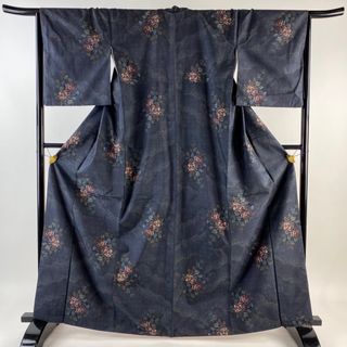 紬 身丈165cm 裄丈66cm 正絹 美品 秀品 【中古】(着物)