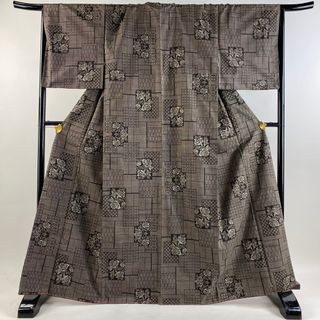 紬 身丈165.5cm 裄丈68cm 正絹 美品 秀品 【中古】(着物)