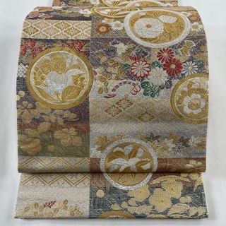 袋帯 秀品 六通 正絹 【中古】(帯)