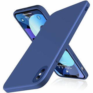 【サイズ:iPhoneX_色:ブルー】iPhone X ケース 耐衝撃 TPU 