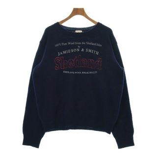 ドリスヴァンノッテン(DRIES VAN NOTEN)のDRIES VAN NOTEN ドリスヴァンノッテン ニット・セーター M 紺 【古着】【中古】(ニット/セーター)