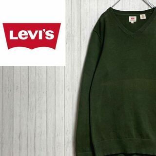 Levi's - リーバイス　ニット　セーター　グリーン　トップス　レッドタブ　S