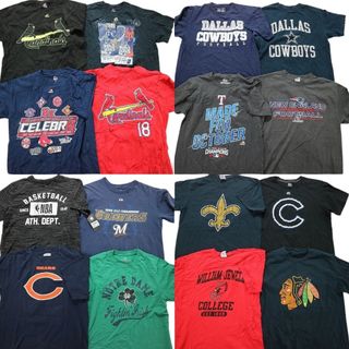 古着卸 まとめ売り プロチーム 半袖Tシャツ 16枚セット (メンズ M ) NFL MLB カージナルス NBA MT2168(その他)