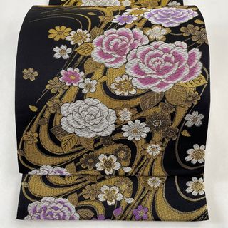 袋帯 美品 秀品 六通 正絹 【中古】(帯)