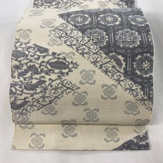 名古屋帯 秀品 正絹 【中古】(帯)