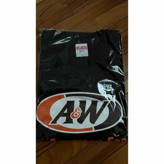 ＊A&W沖縄＊　ロゴＴシャツ　ブラック　Lサイズ　ユニセックス　エンダー　紙袋付(Tシャツ/カットソー(半袖/袖なし))