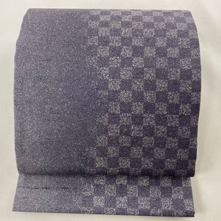 開き名古屋帯 美品 逸品 正絹 【中古】(帯)