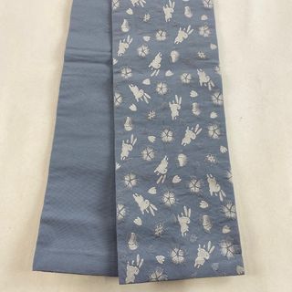 半幅帯 美品 優品 化繊 【中古】(帯)