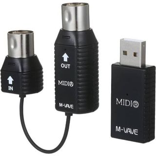 【匿名配送】M-VAVE MS1 USB/MIDI インターフェース (MIDIコントローラー)