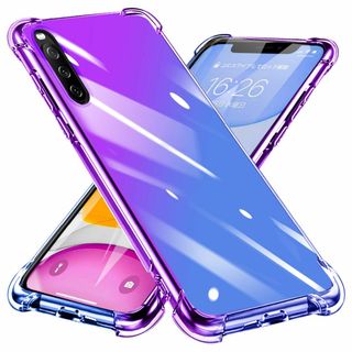 【サイズ:Xperia10III（指輪がない）_色:紫/ブルー】Xperia 1(その他)