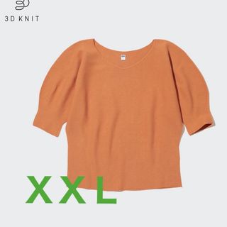 ユニクロ(UNIQLO)の新品未使用タグ付き⭐︎ユニクロ3Dコットンボリュームスリーブセーター(ニット/セーター)