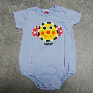 サッシー(Sassy)の【美品】Sassy サッシー 半袖ロンパース ベビー80㌢(ロンパース)