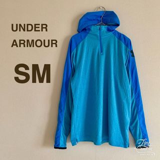 アンダーアーマー(UNDER ARMOUR)のアンダーアーマー S メンズ レディース パーカー フーディ ブルー スポーツ(Tシャツ/カットソー(七分/長袖))