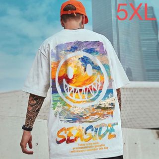 JUAS187メンズ Tシャツ ティーシャツ 半袖 丸首 ゆったり 夏 英文字(Tシャツ/カットソー(半袖/袖なし))