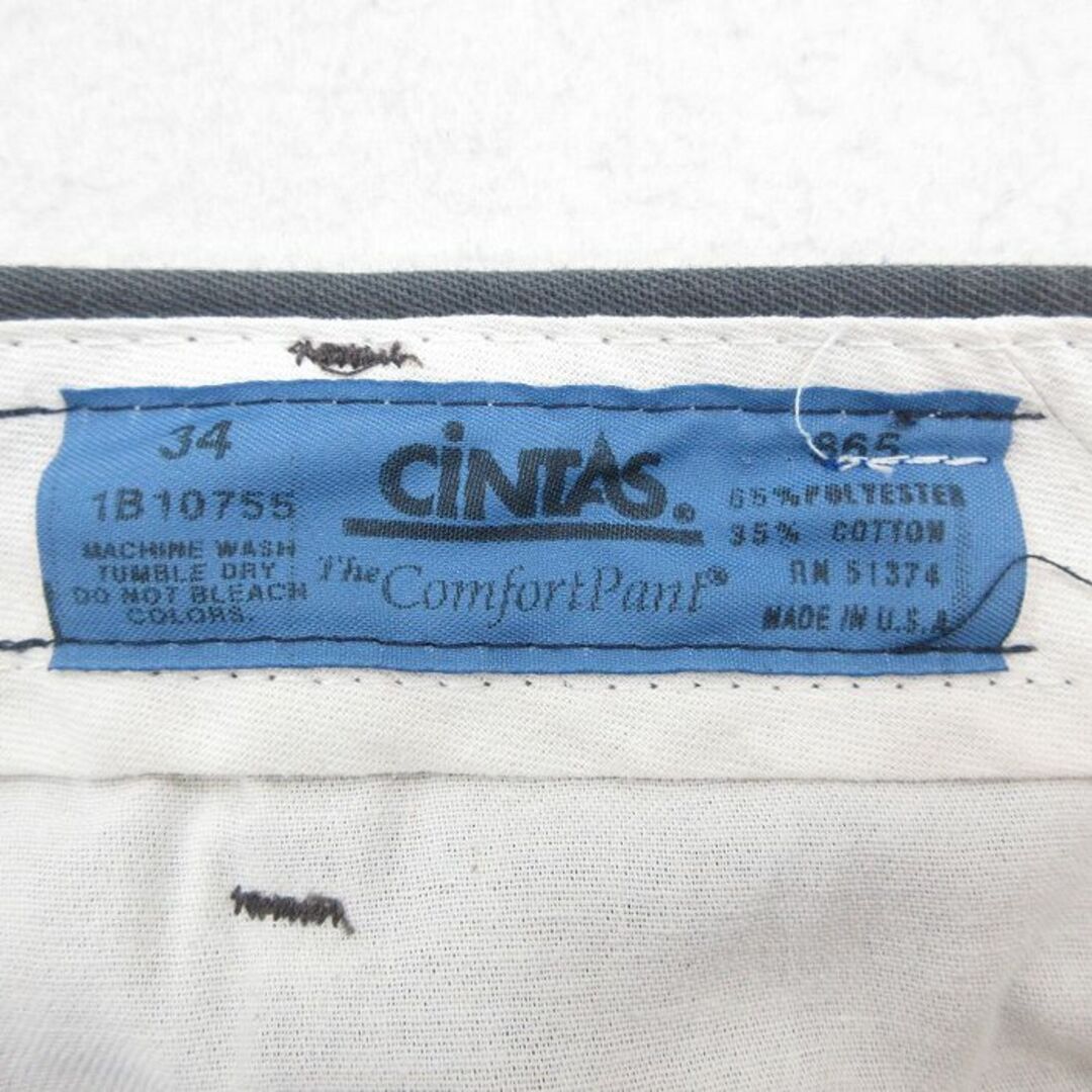 W35☆古着 ワーク パンツ メンズ 90年代 90s CiNTAS USA製 濃 W35☆古着 ワーク パンツ メンズ 90年代 90s CiNTAS USA製 濃
