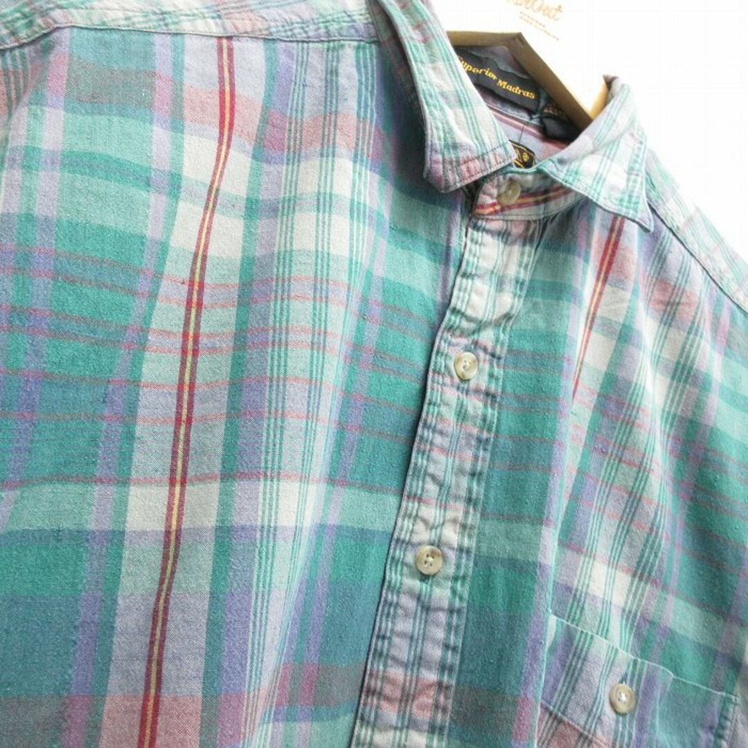 Eddie Bauer - M☆古着 エディーバウアー 半袖 シャツ メンズ 90