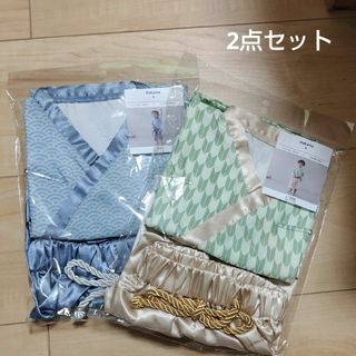 スリーコインズ(3COINS)の【未開封】スリーコインズ　こどもの日　袴　2点セット　80-90cm(和服/着物)