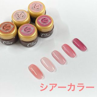 【カラー変更可】シアーカラー カラージェル ジェルネイル まとめ売り セット(カラージェル)