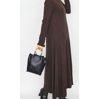 UNITED ARROWS - 美品Beaureビュレ本革レザー2WAYショルダーカテナハンドル黒ミニトート