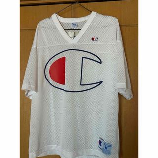 チャンピオン(Champion)のチャンピオン速乾 抗菌防臭ビッグワンポイントロゴプリントメッシュVネックTシャツ(Tシャツ/カットソー(半袖/袖なし))