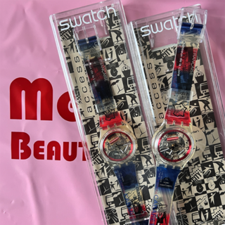 スウォッチ(swatch)のスケルトン腕時計 SWATCH ACCESS 2個セット(腕時計)